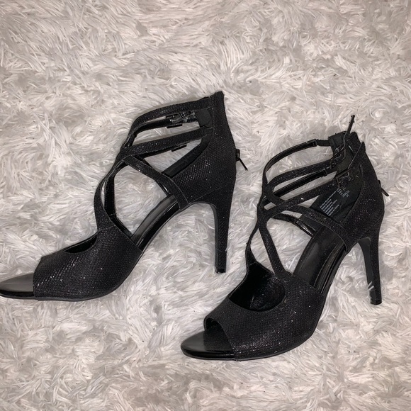Fioni black sparkly heels - Picture 4 of 5